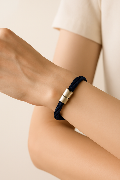 Coastal Minimal Silver Bracelet