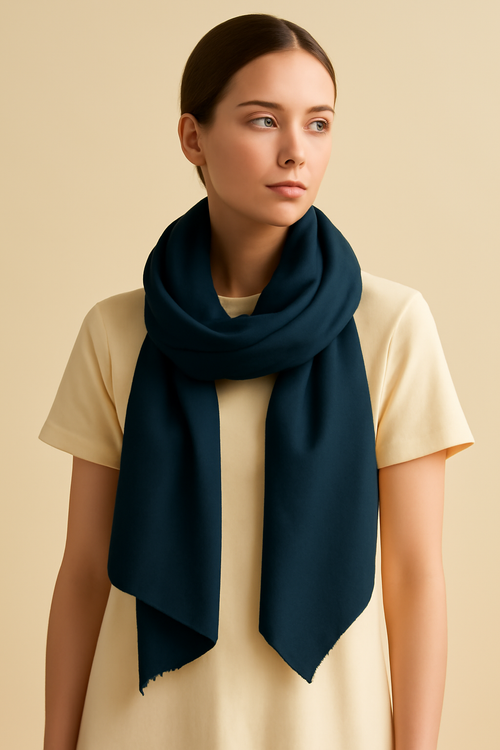 Coastal Oversized Linen Scarf
