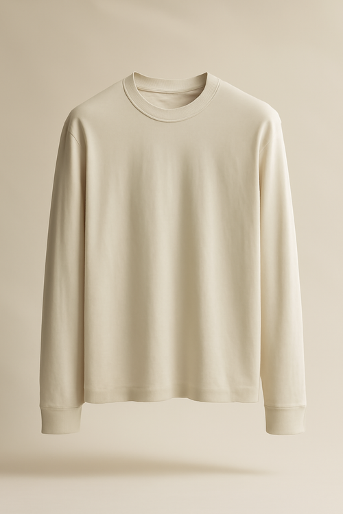 Harbor Band-Collar Cotton Classic Shirt