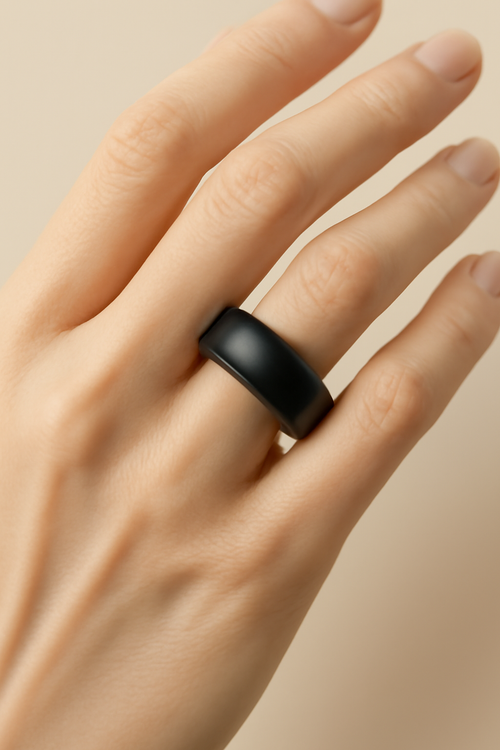 Levant Hammered Silver Ring