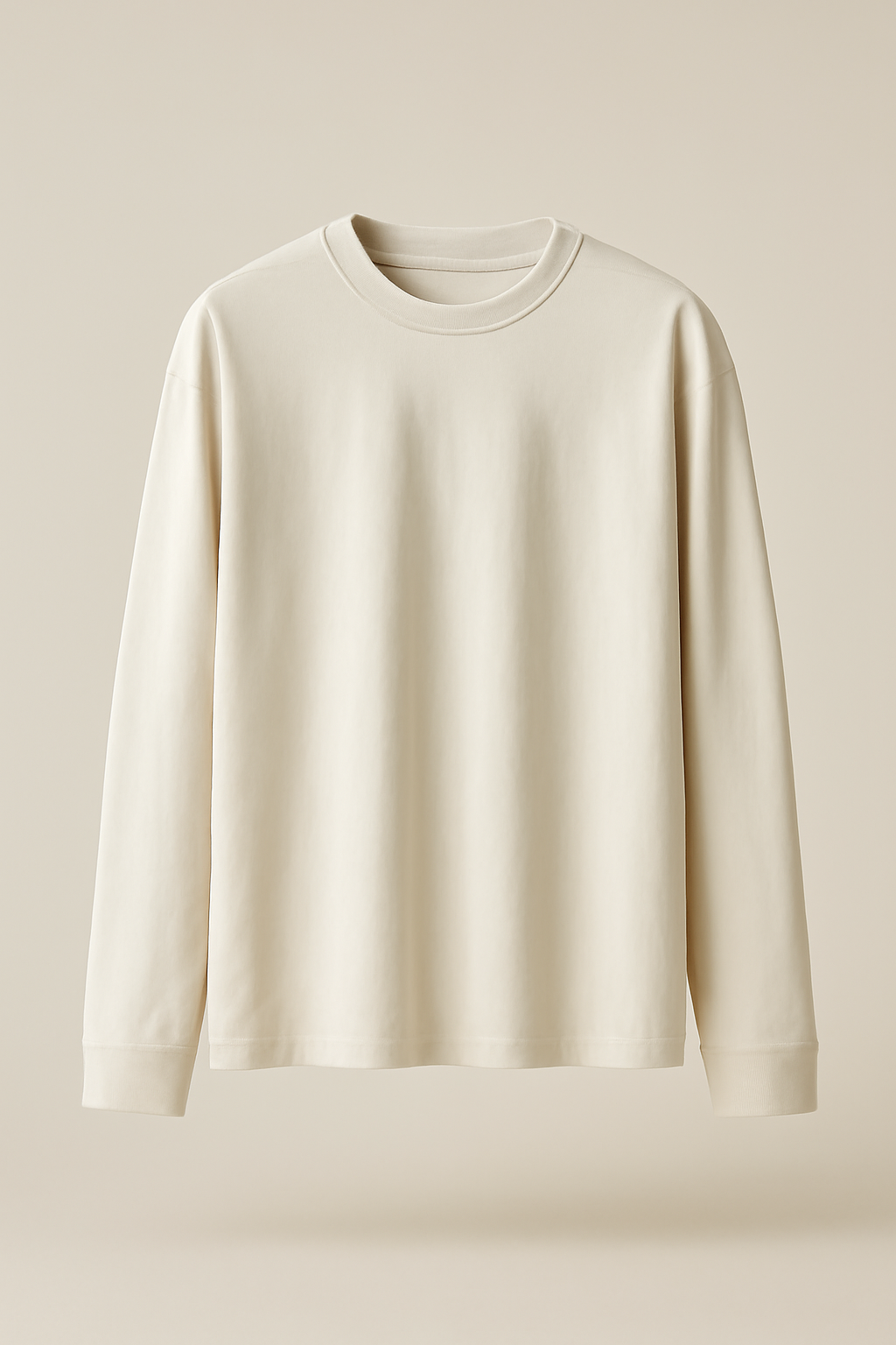 Aegean Boxy Cotton Long-Sleeve Tee