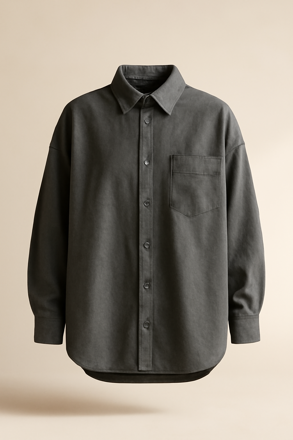 Aegean Button-Down Cotton Oversize Shirt