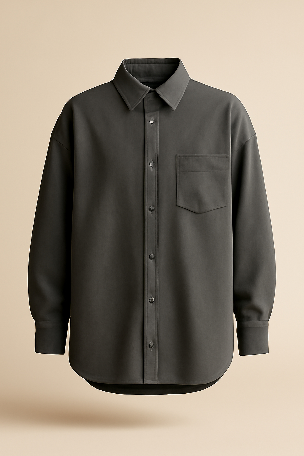 Aegean Button-Down Cotton Oversize Shirt