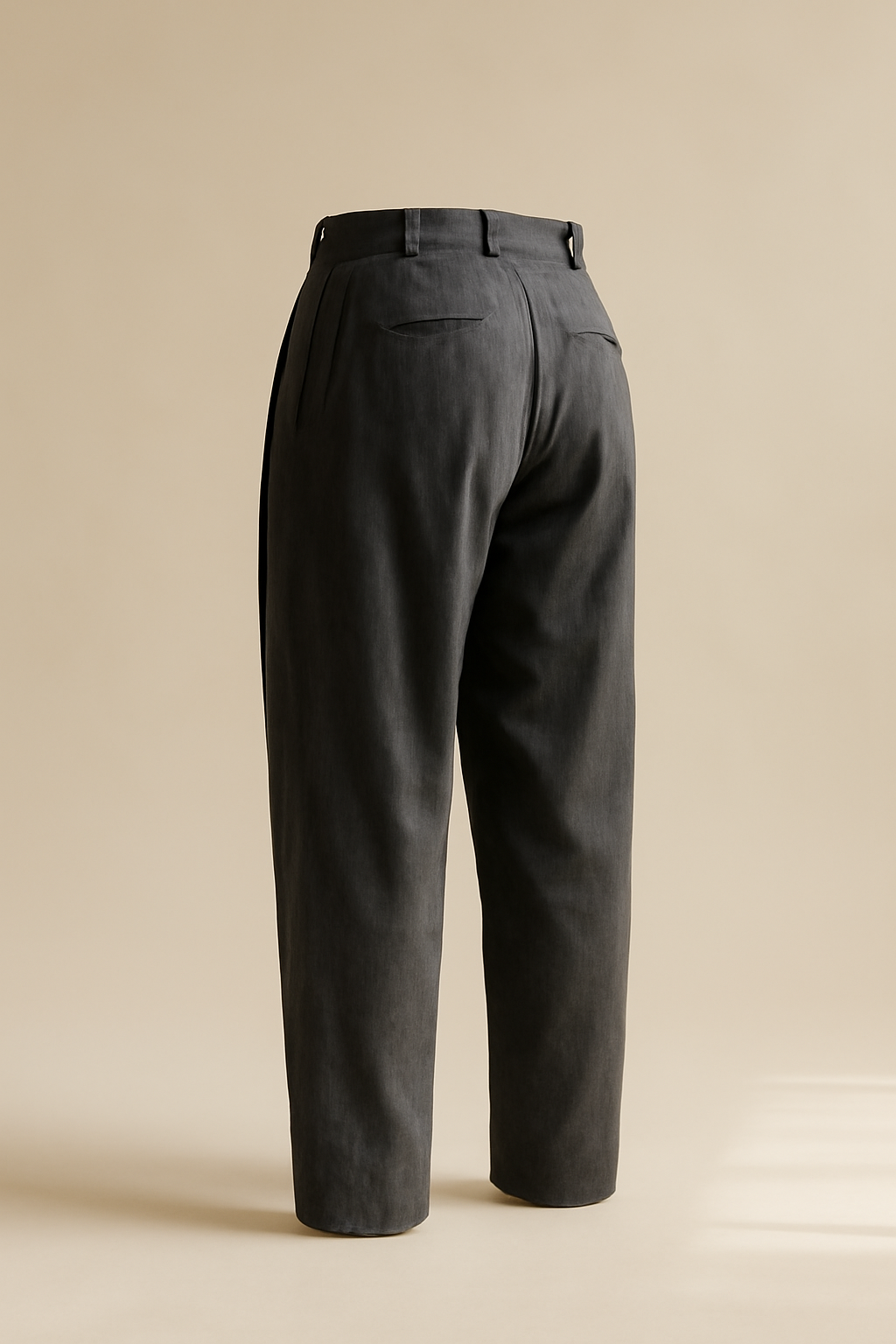 Aegean Cropped Organic Pleated Trousers