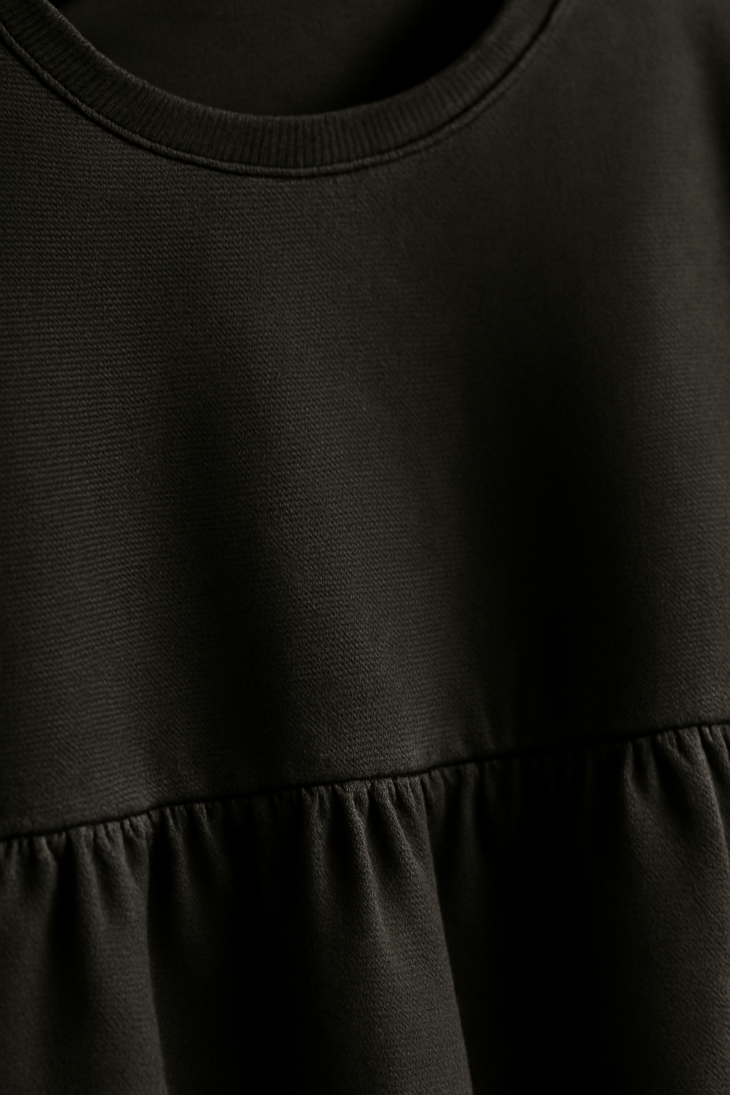 Aegean Cropped Viscose Flounce Blouse
