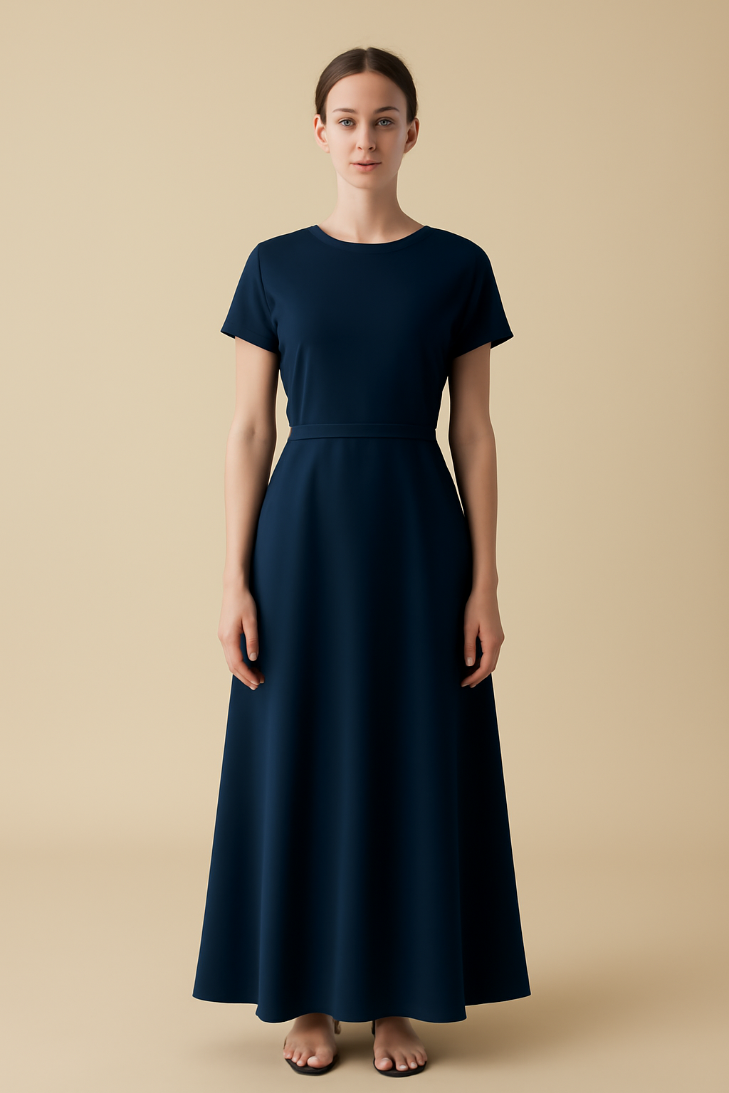 Aegean Halterneck Viscose Maxi Dress