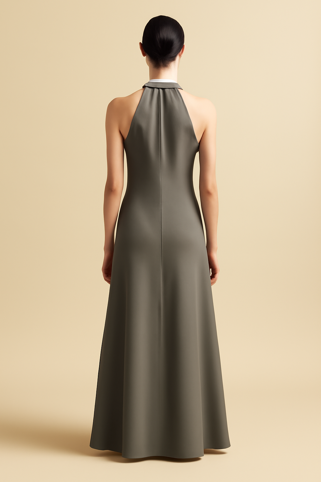 Aegean Halterneck Viscose Maxi Dress