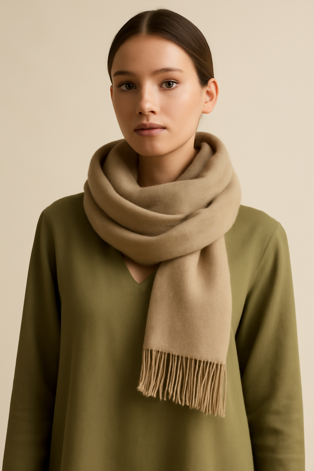Aegean Handwoven Wool Scarf