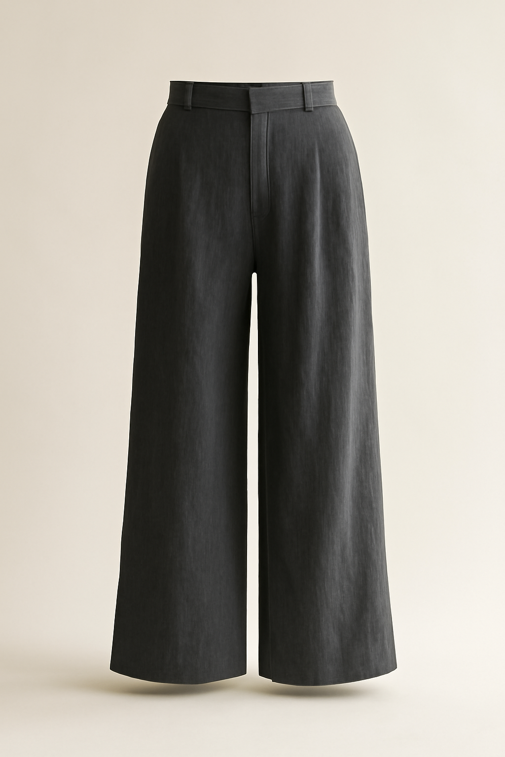 Aegean High-Rise Linen Palazzo Trousers
