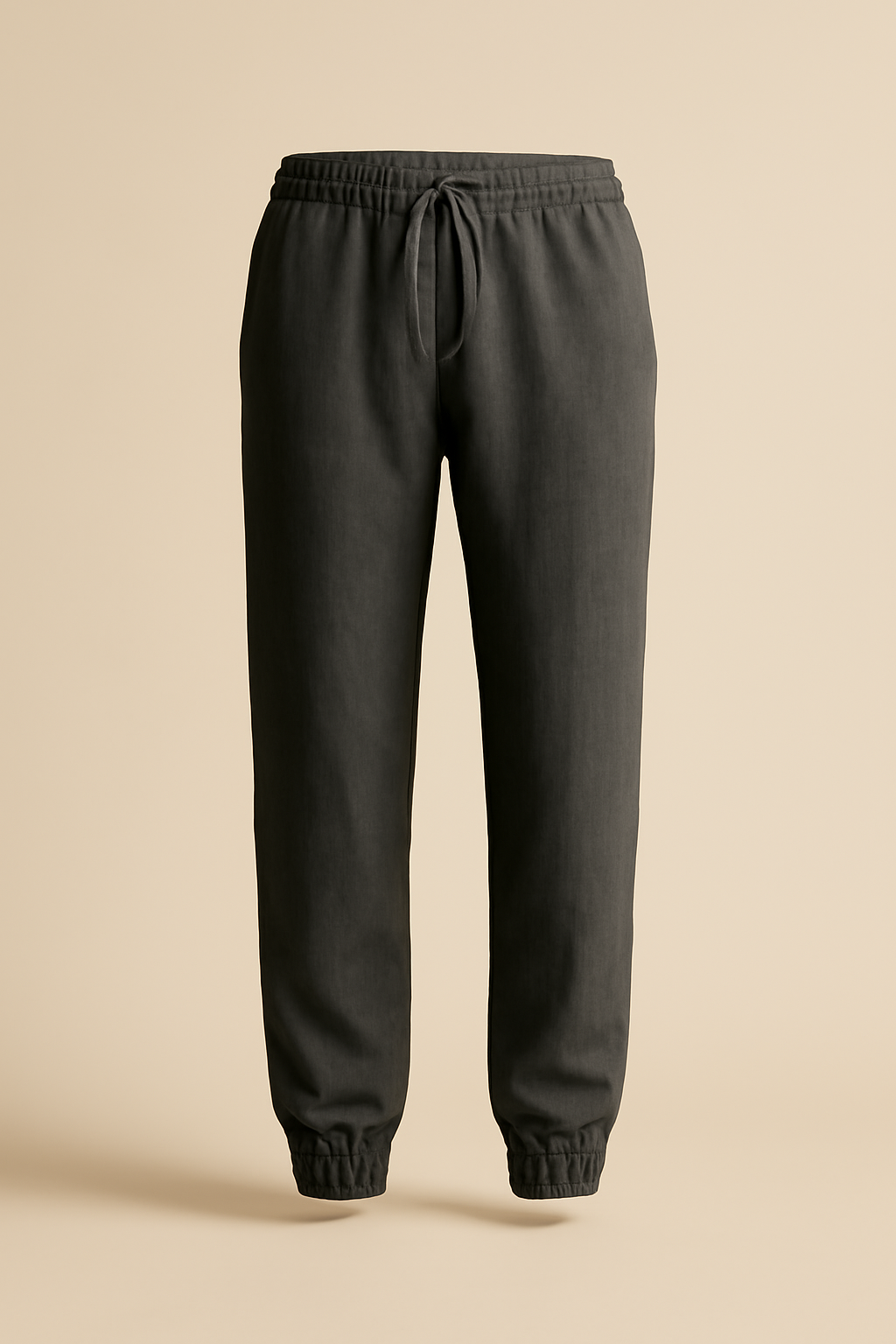 Aegean Mid-Rise Linen Jogger Trousers