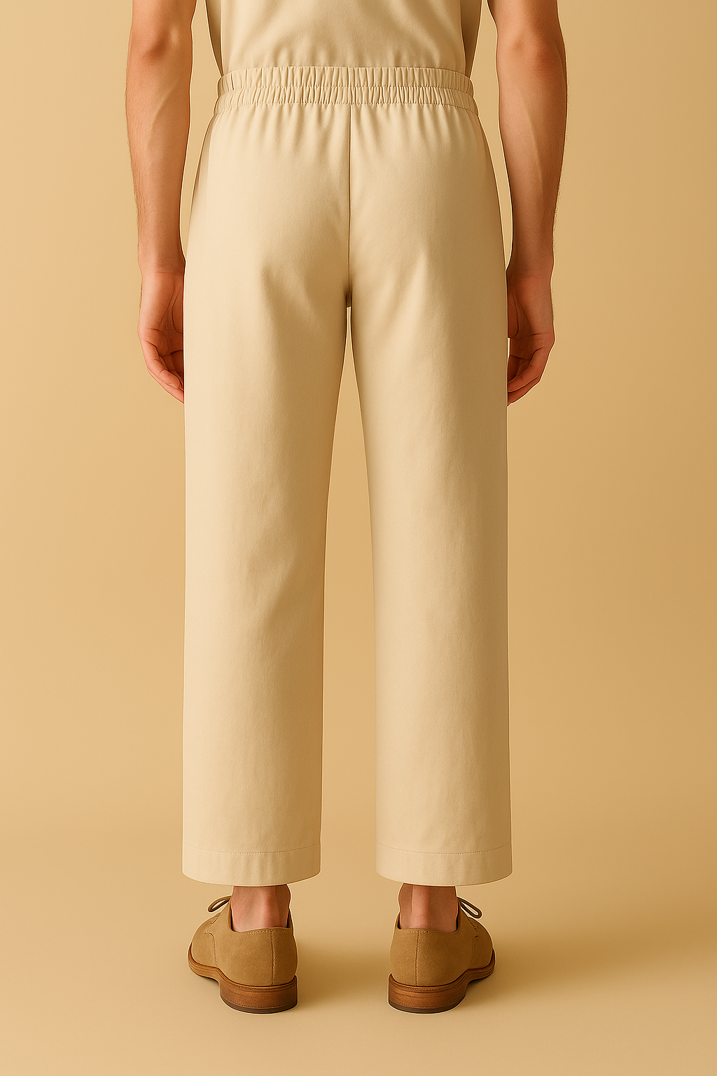 Aegean Mid-Rise Linen Wide-Leg Trousers