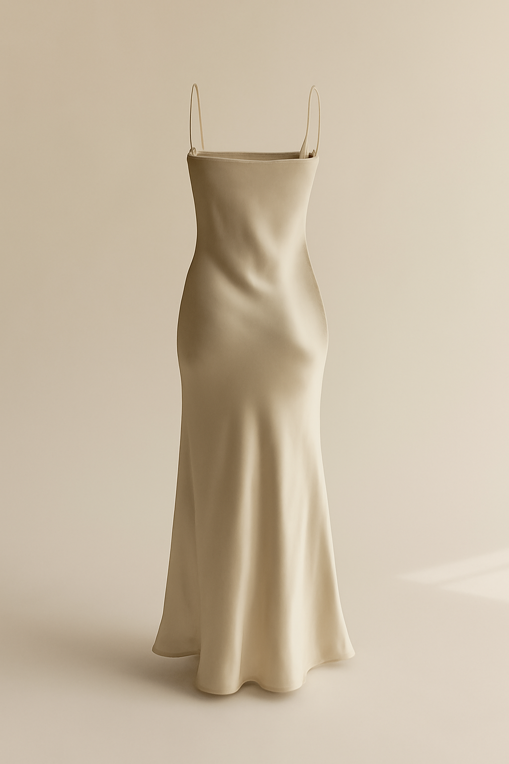 Aegean Square-Neck Viscose Slip Dress