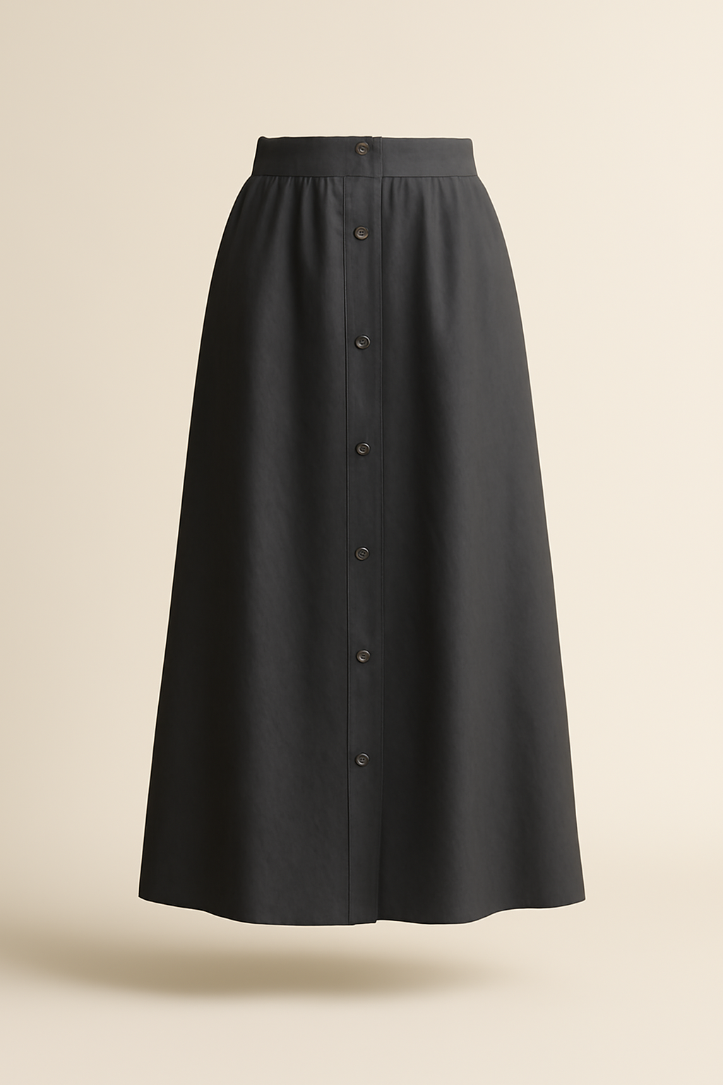 Aegean Tiered Linen Maxi Skirt