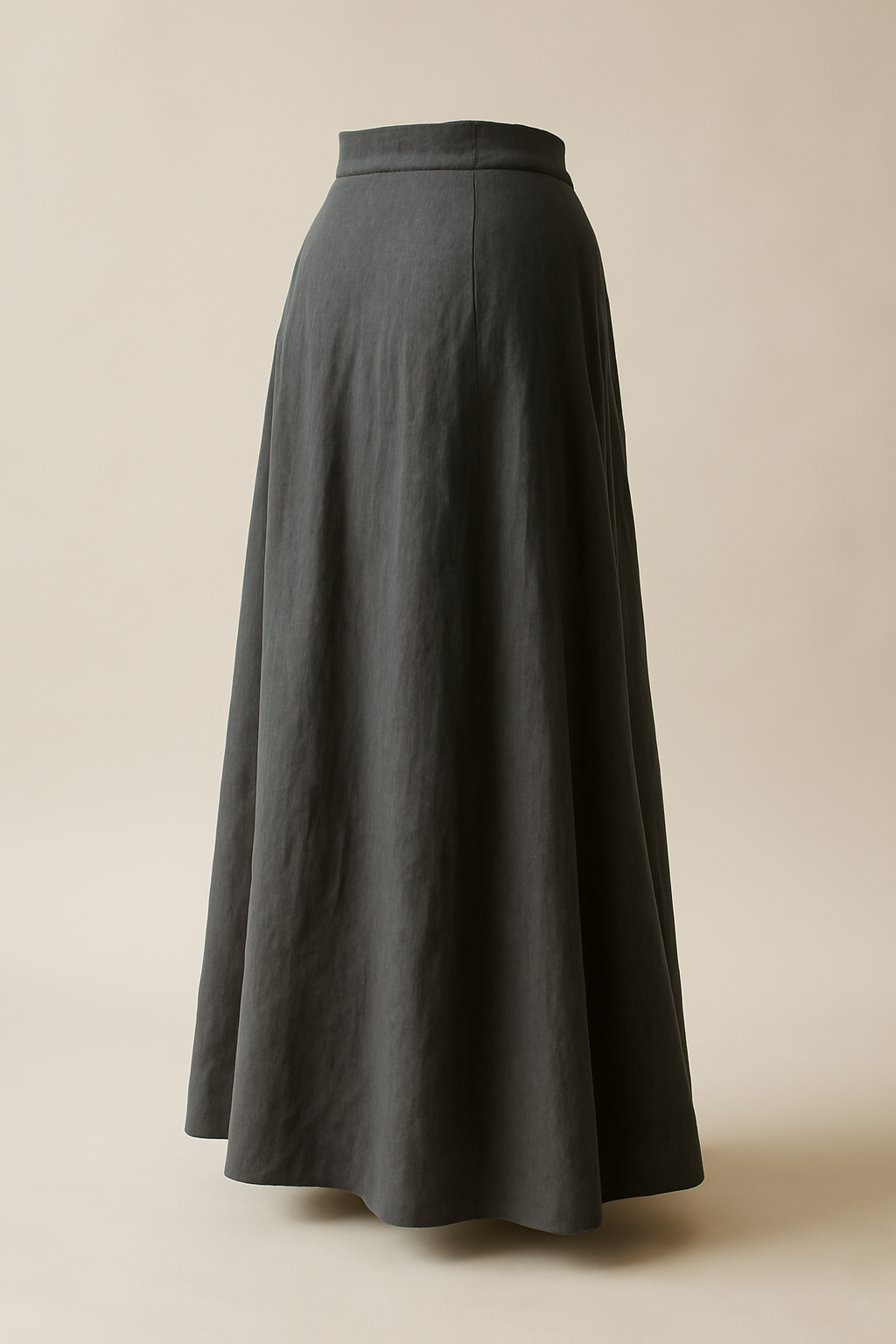 Aegean Tiered Linen Maxi Skirt
