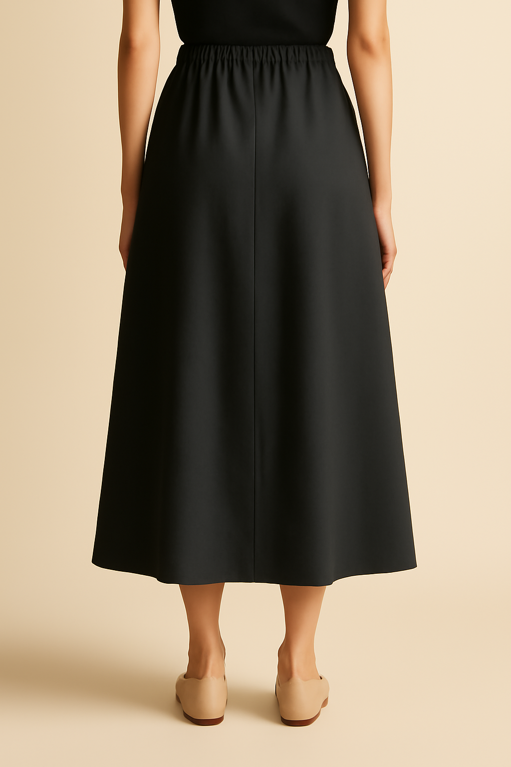 Aegean Tiered Linen Maxi Skirt