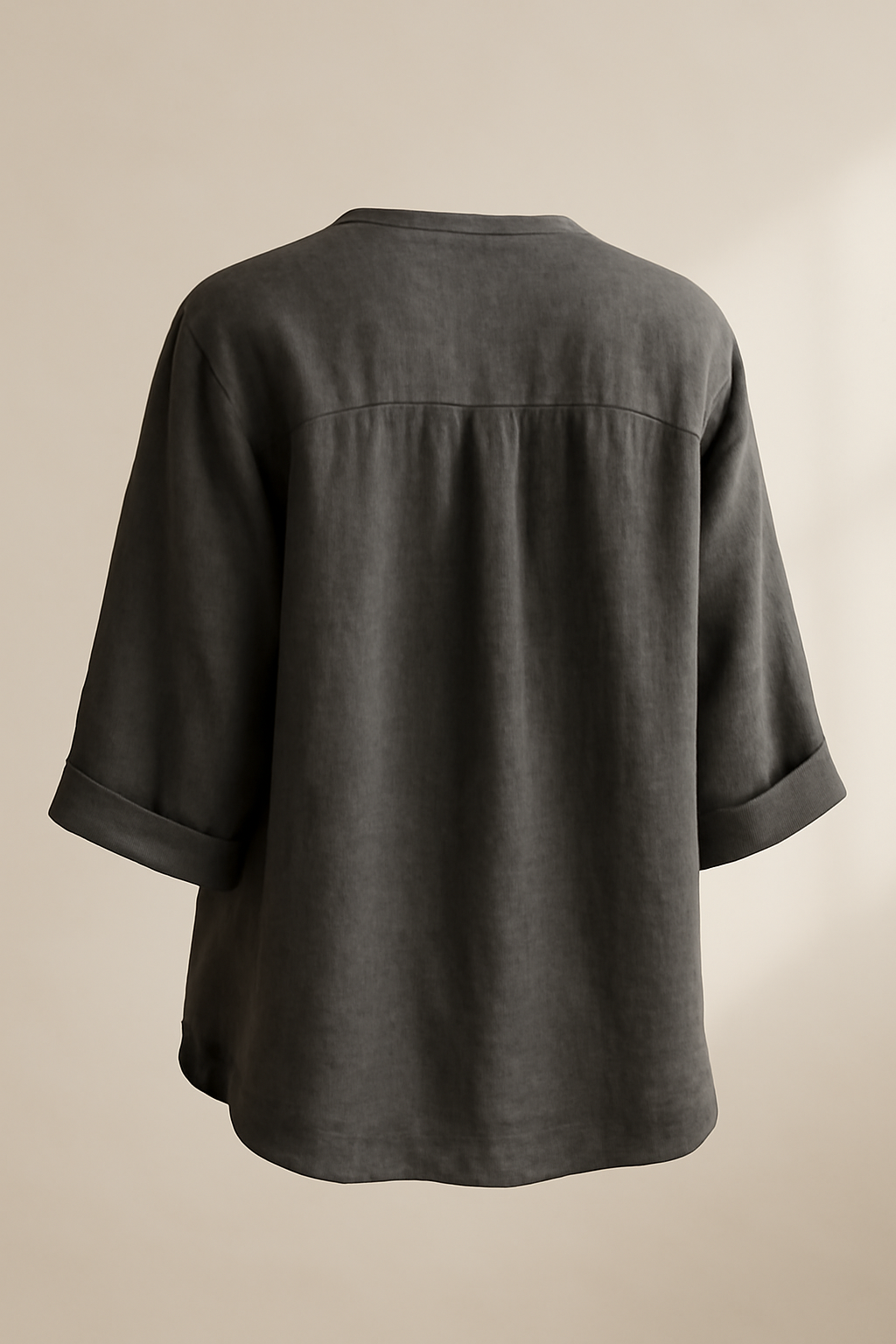 Alacati Cropped Tencel Relaxed Blouse