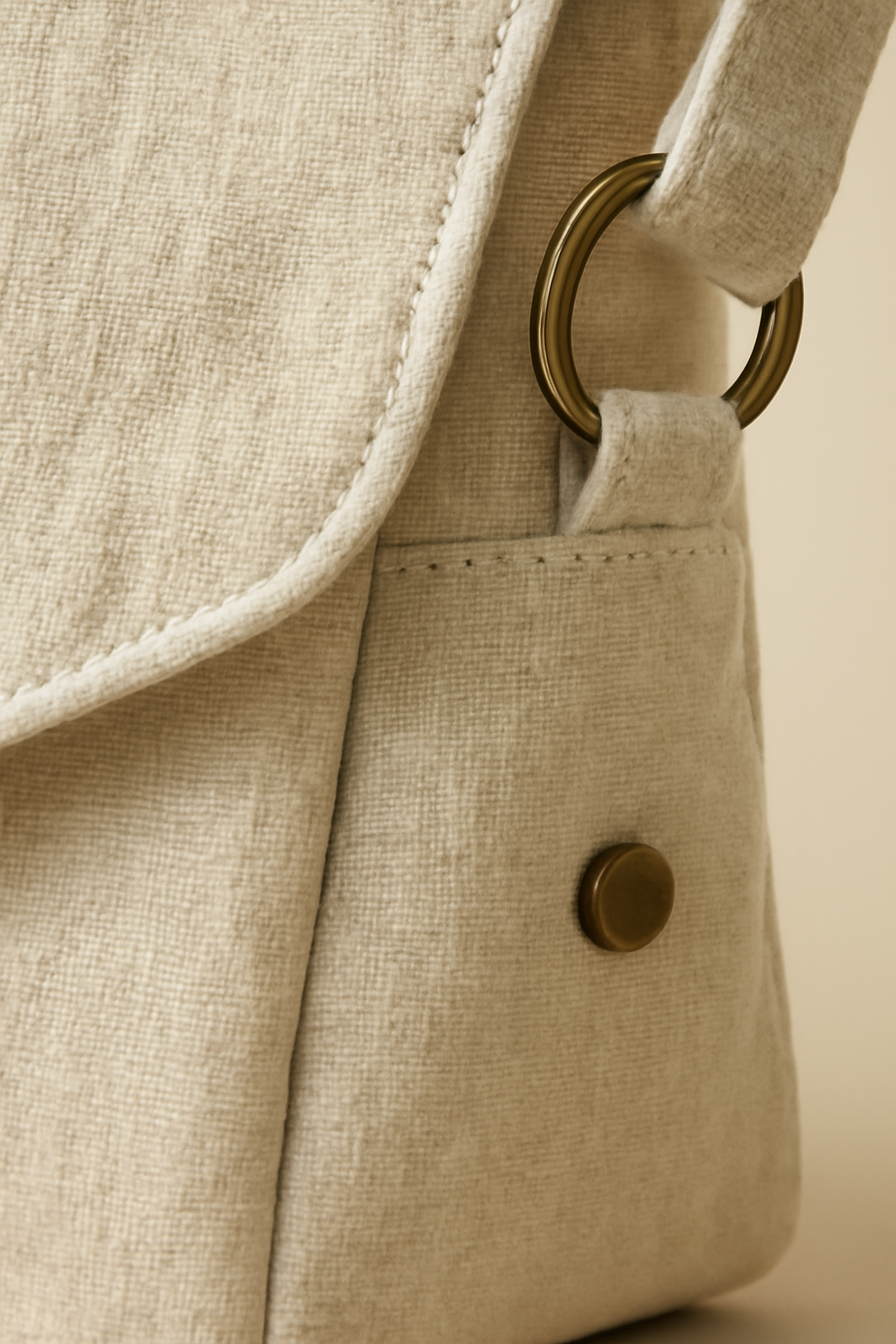 Alacati Structured Linen Backpack