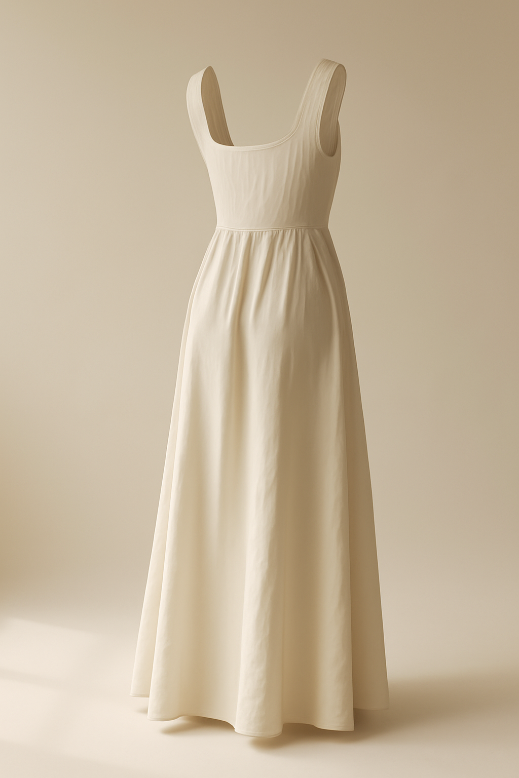 Alacati V-Neck Organic Maxi Dress