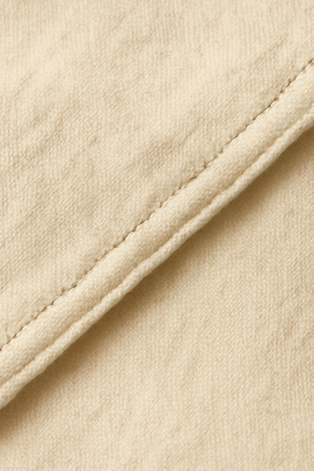 Azure Band-Collar Linen Utility Shirt