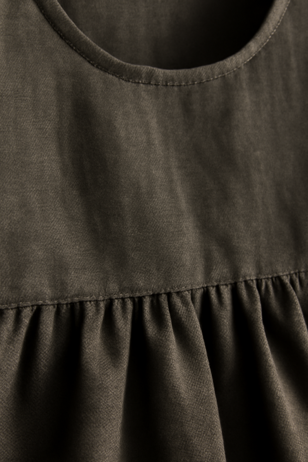 Azure Boat-Neck Linen Midi Dress