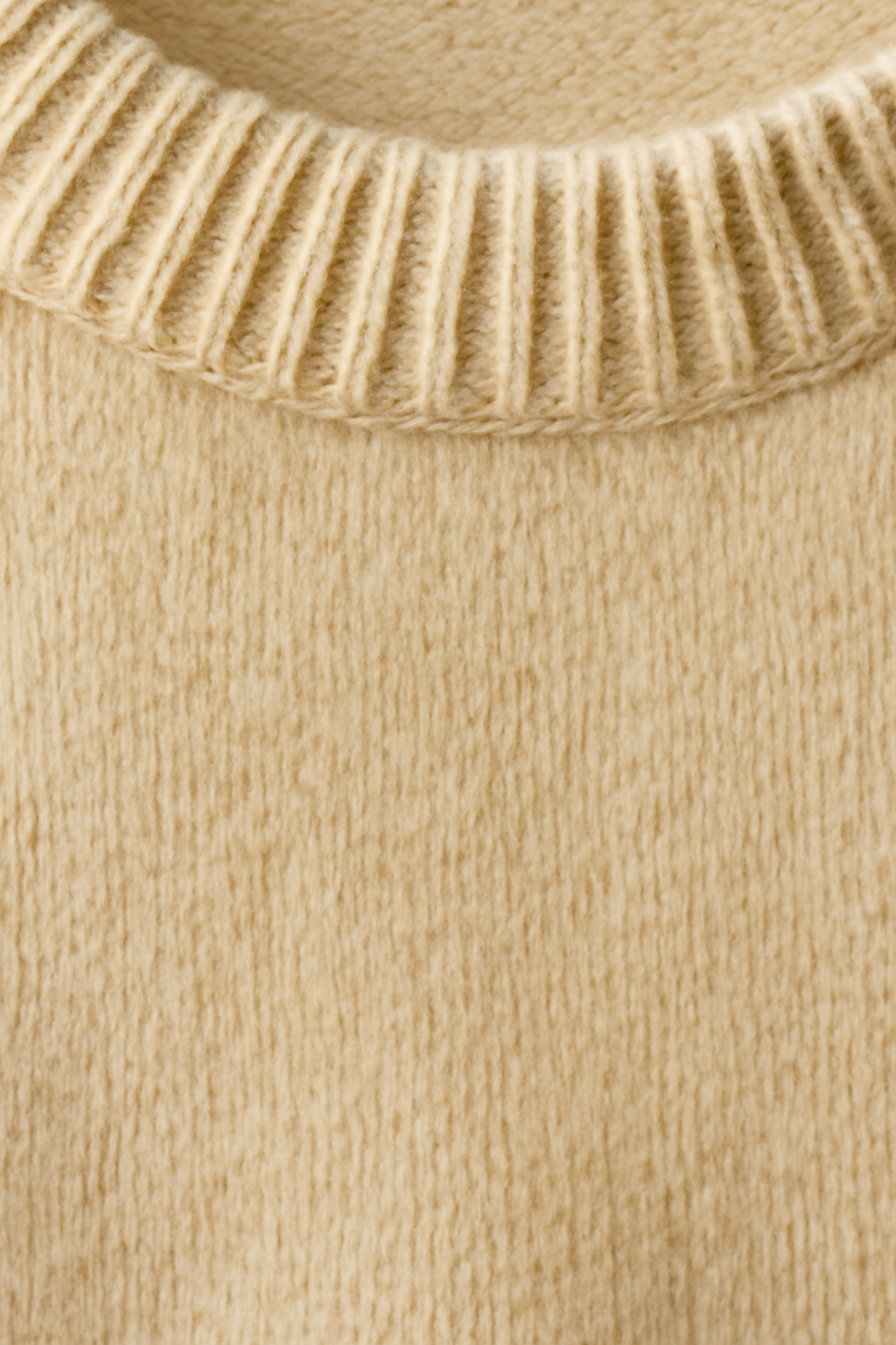 Azure Fine-Gauge Wool Crewneck Sweater