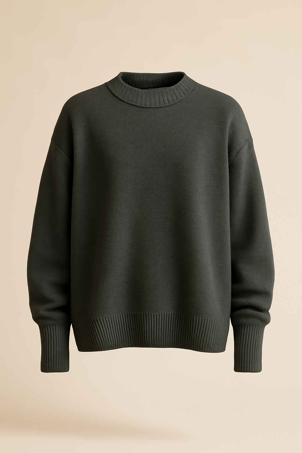 Azure Fine-Gauge Wool Oversize Sweater