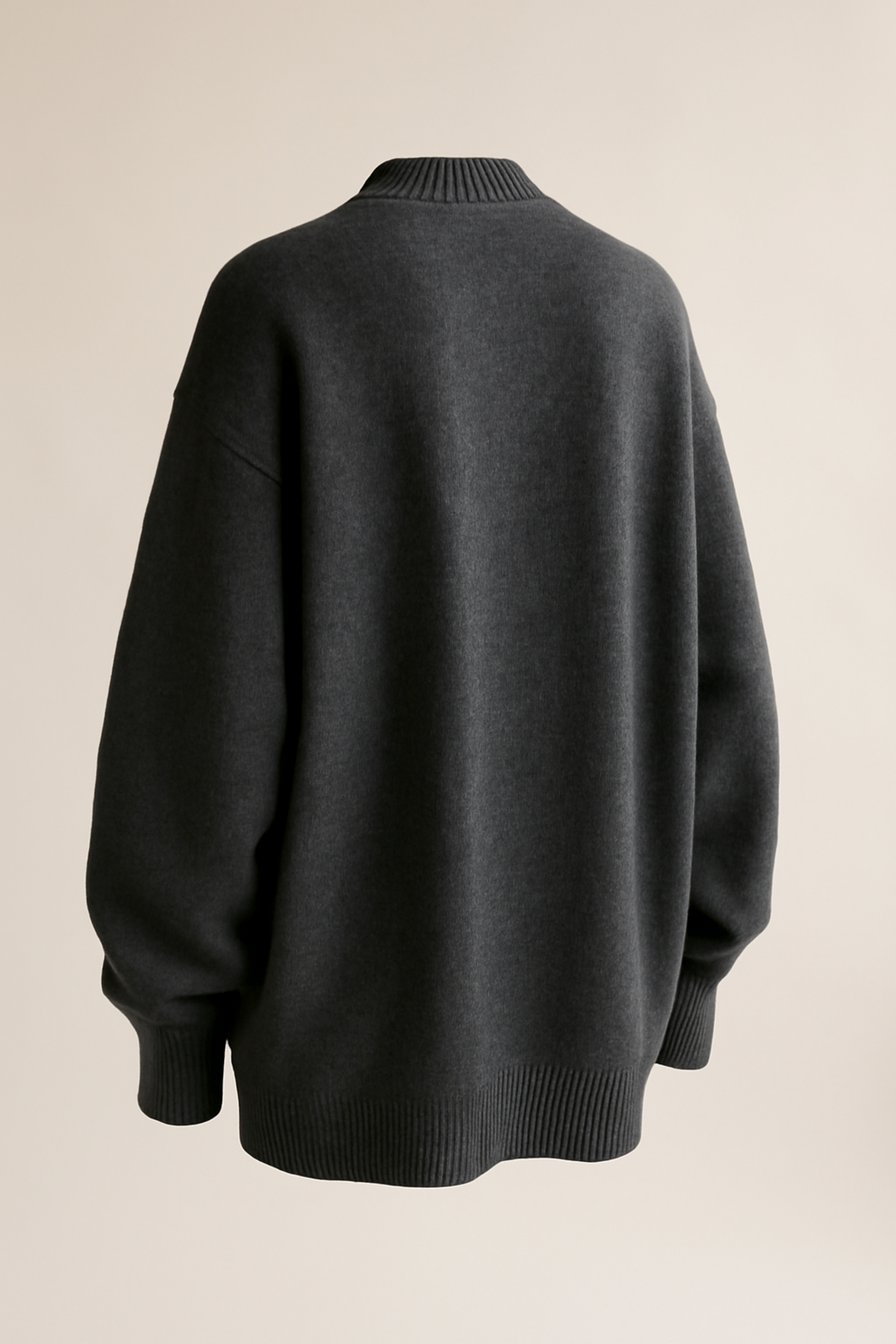 Azure Fine-Gauge Wool Oversize Sweater