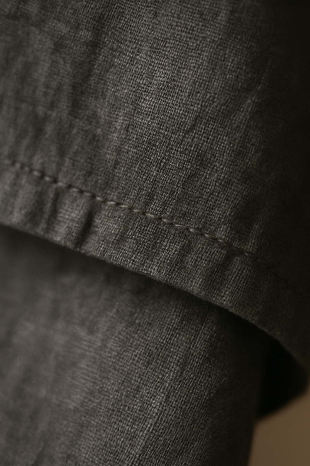 Azure Halterneck Linen Wrap Dress