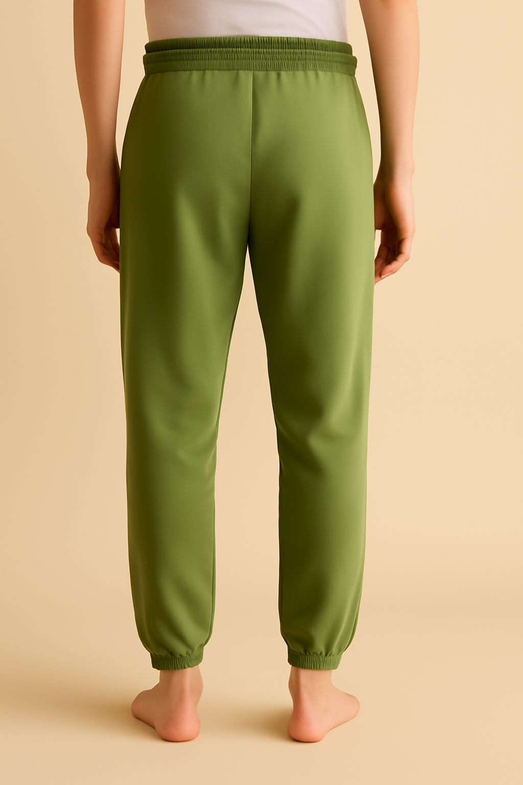 Azure Mid-Rise Organic Jogger Trousers