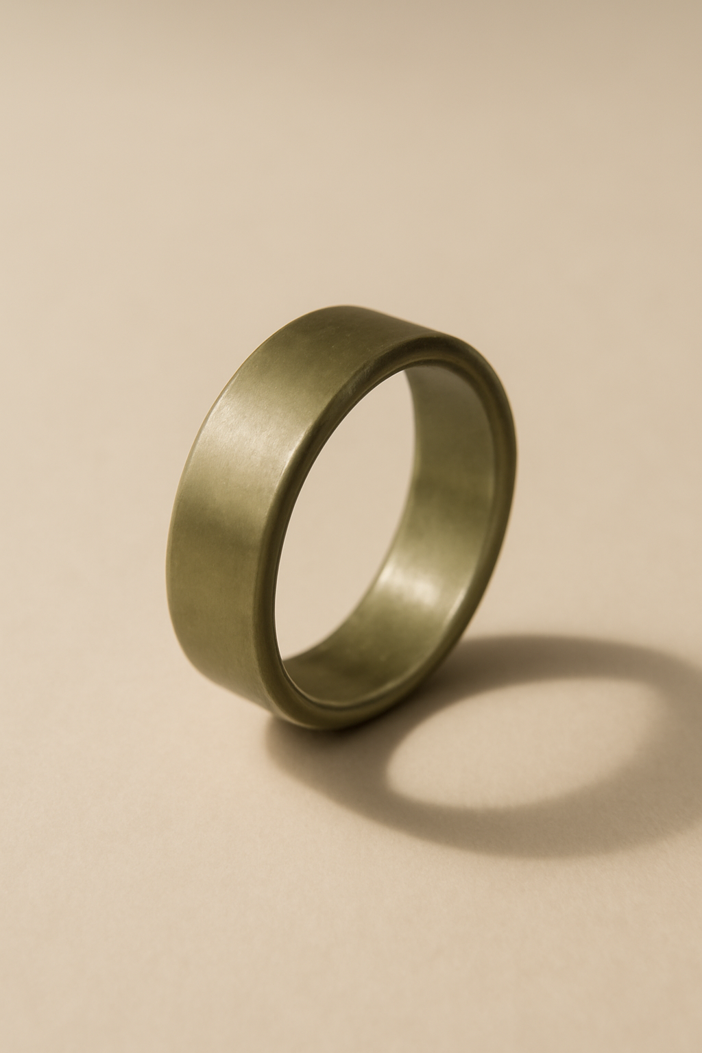 Azure Minimal Brass Ring