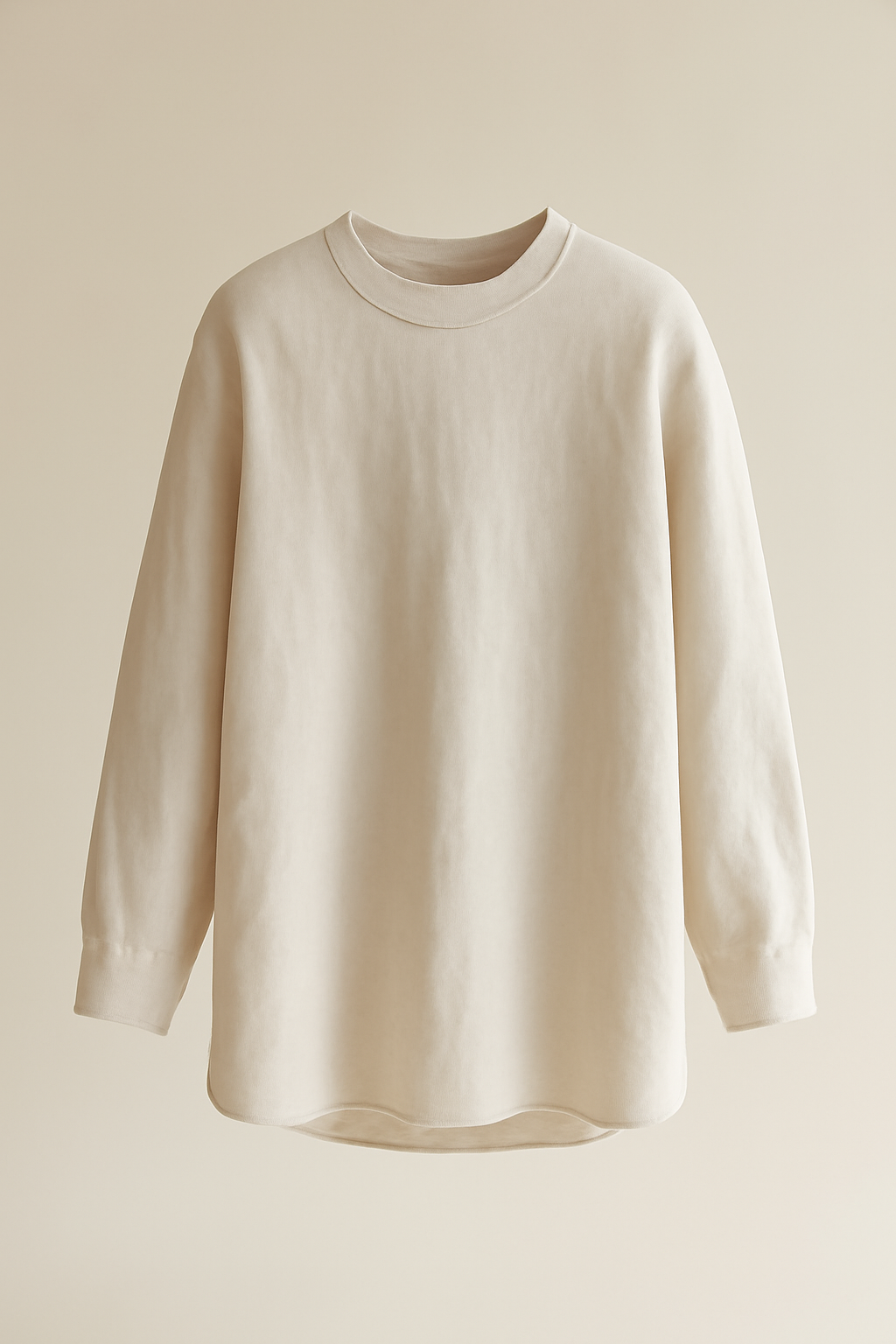 Azure Point-Collar Linen Oversize Shirt