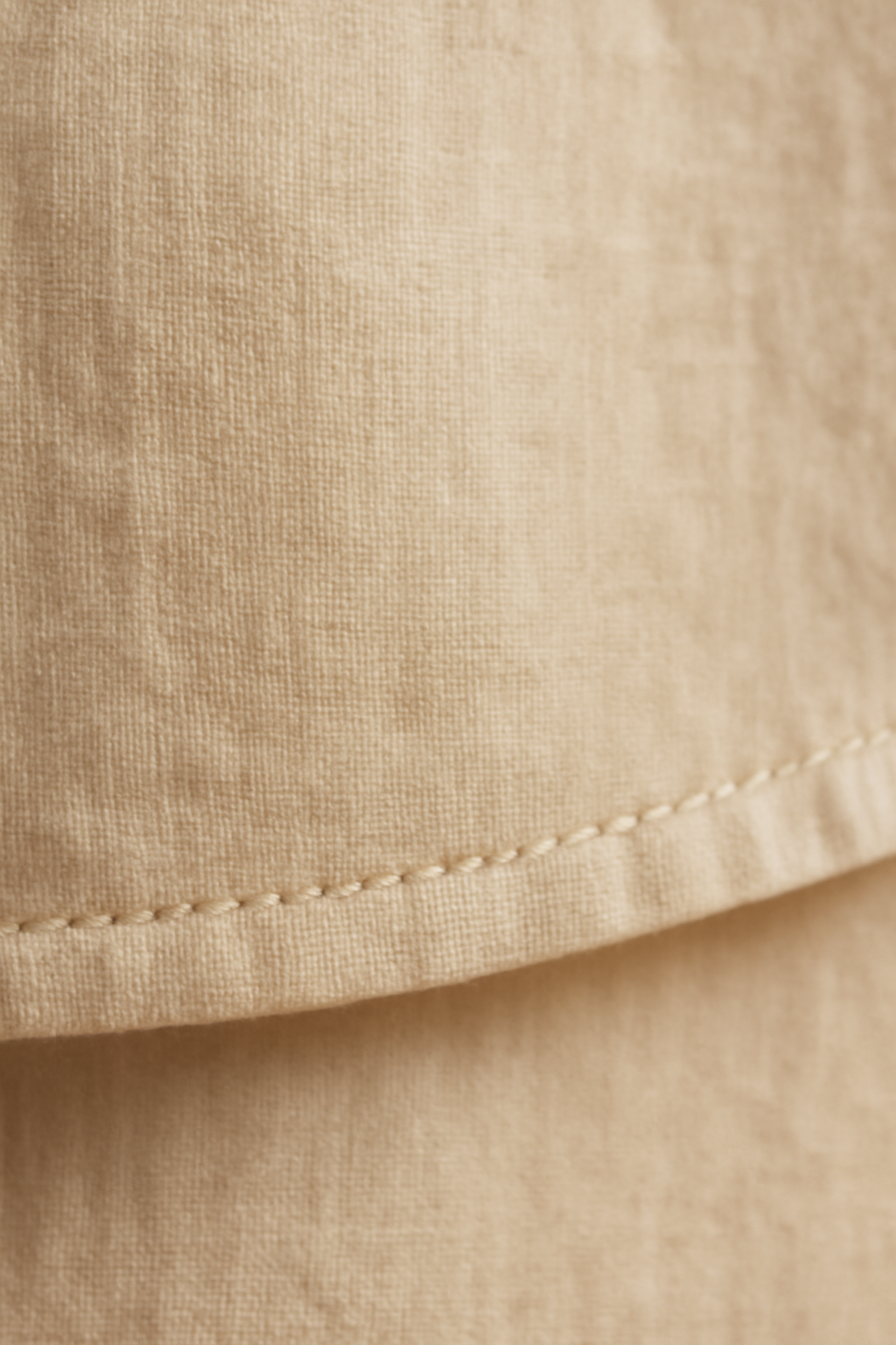 Azure Point-Collar Linen Oversize Shirt