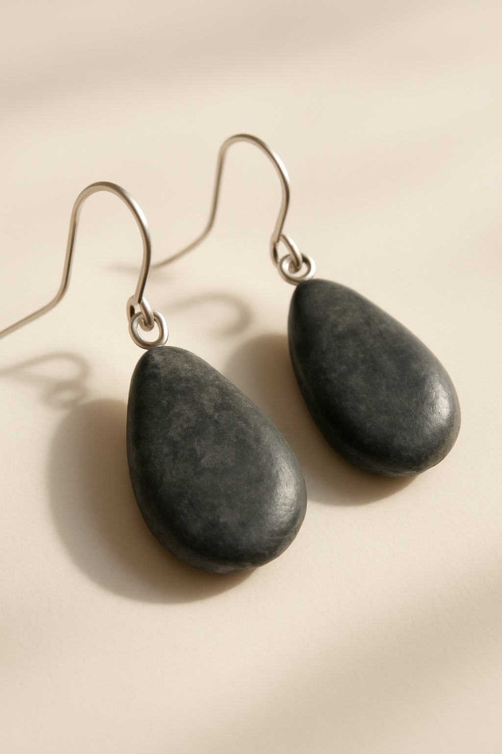 Azure Textured Stone Earrings
