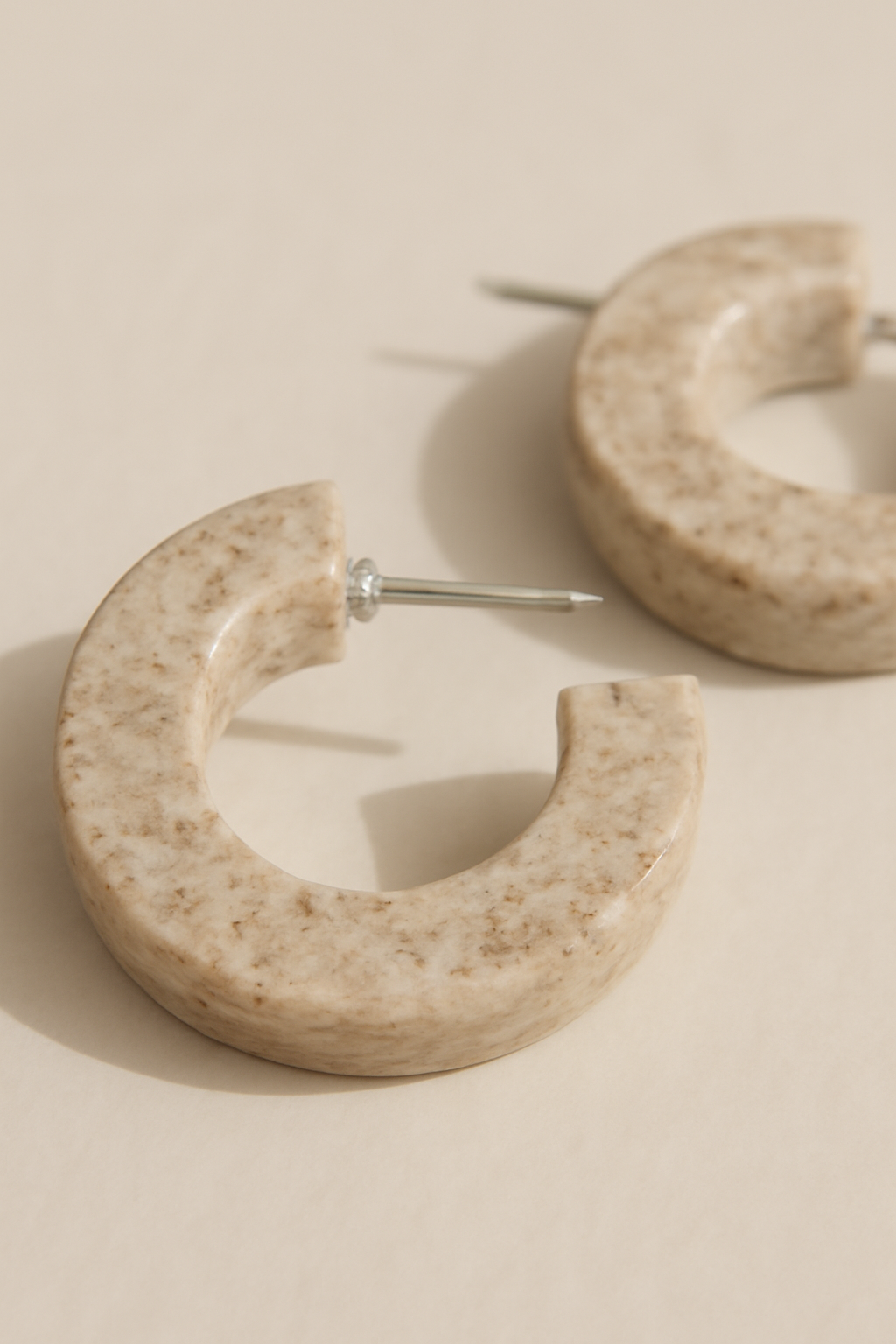 Azure Textured Stone Earrings