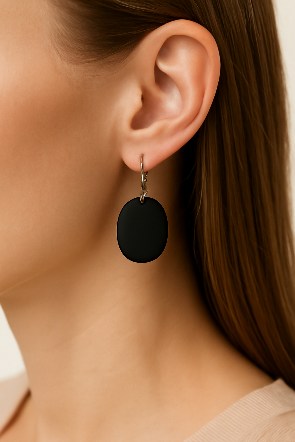 Azure Textured Stone Earrings