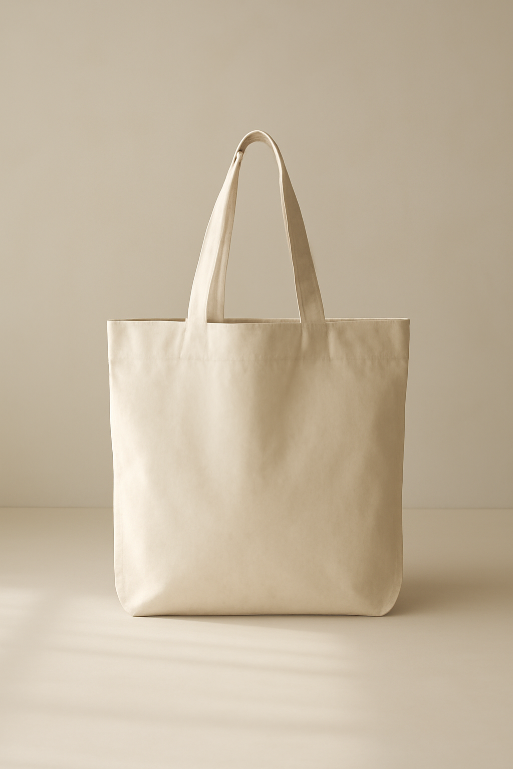 Azure Zip-Top Canvas Tote Bag