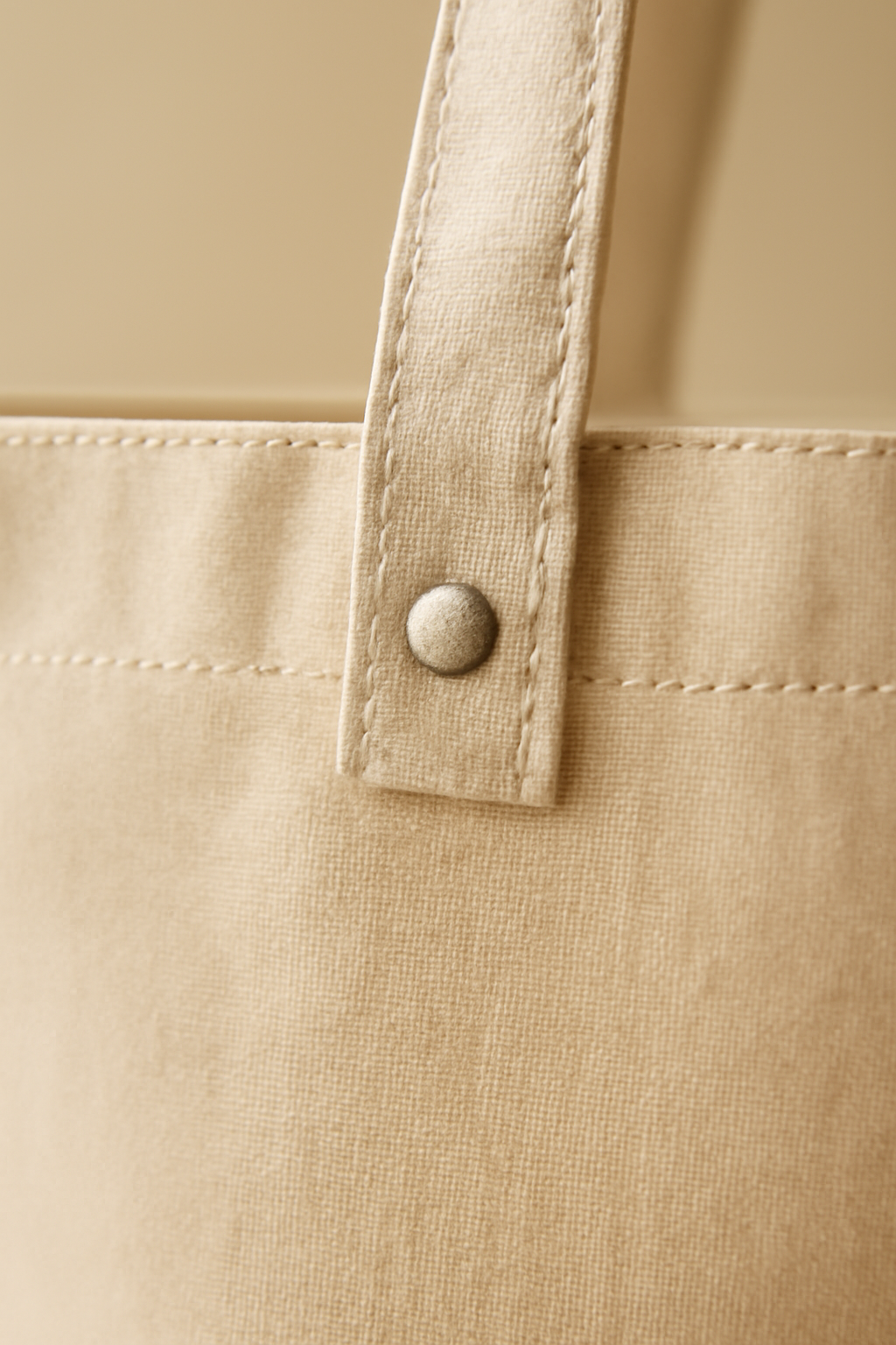 Azure Zip-Top Canvas Tote Bag