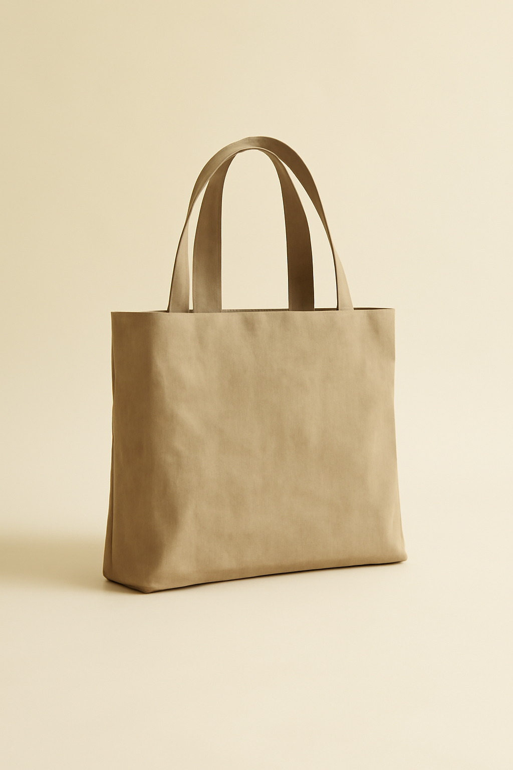 Azure Zip-Top Linen Tote Bag