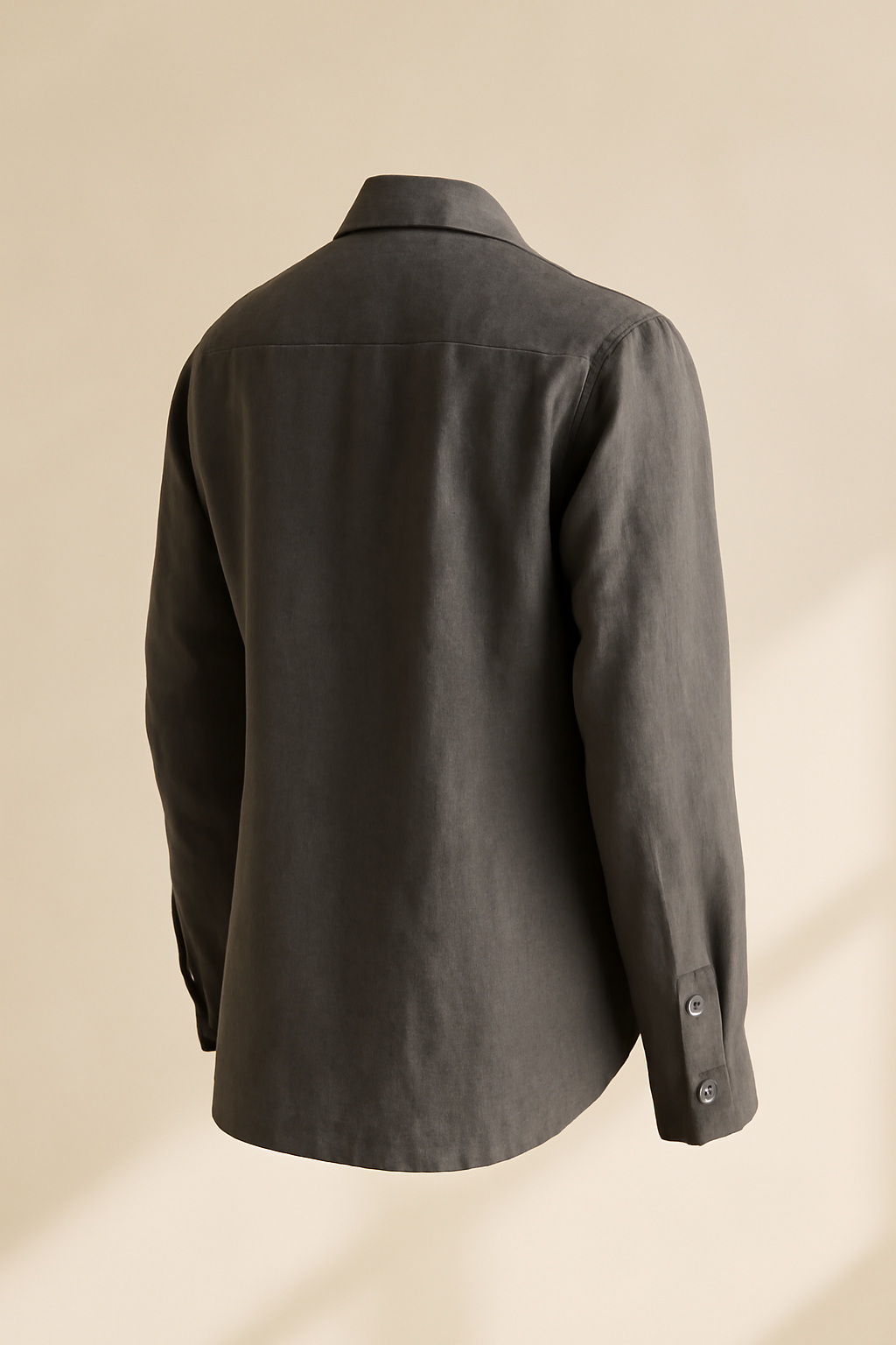 Bodrum Button-Down Linen Double-Breasted Shirt