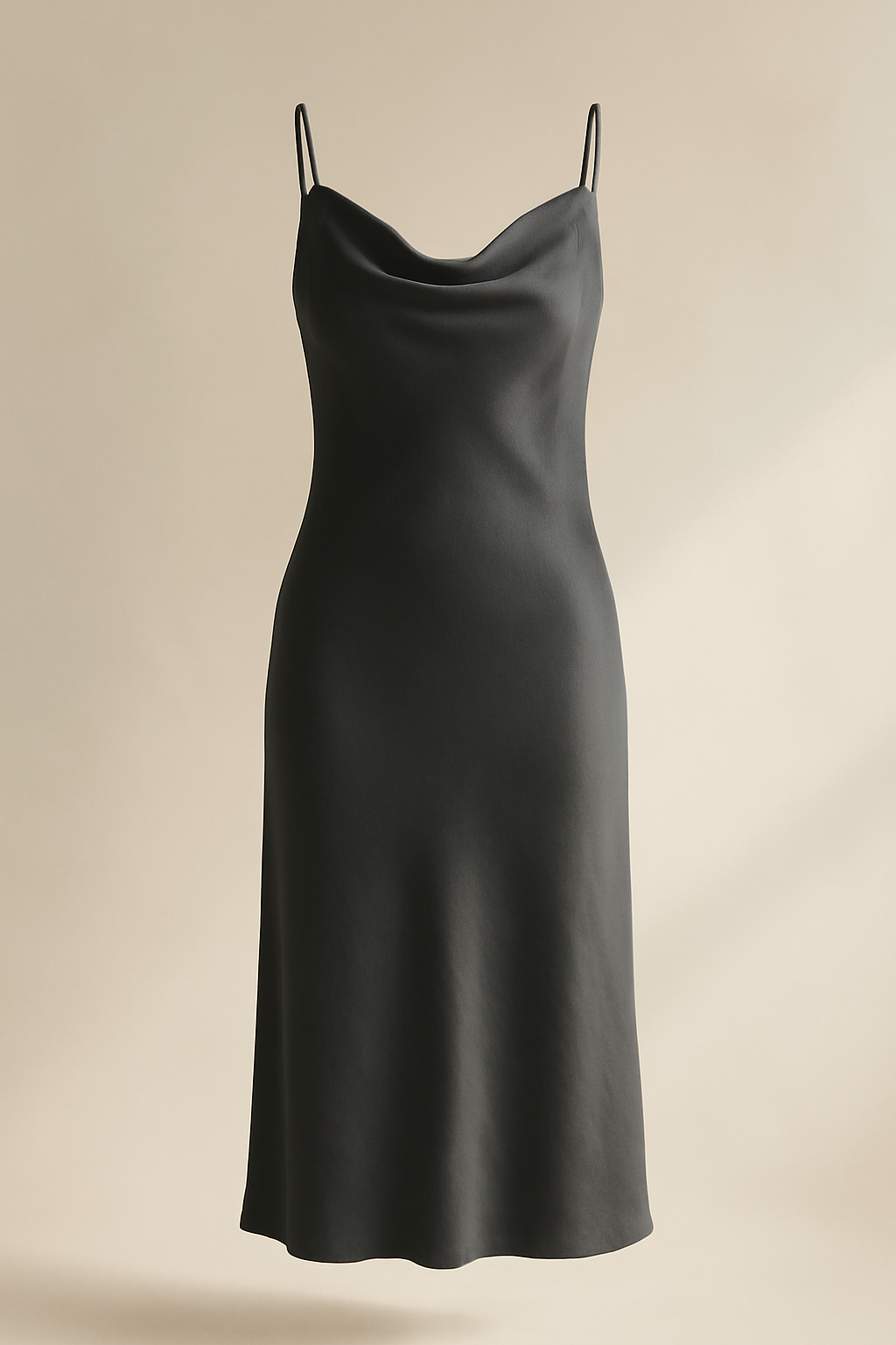 Bodrum Square-Neck Viscose Midi Dress
