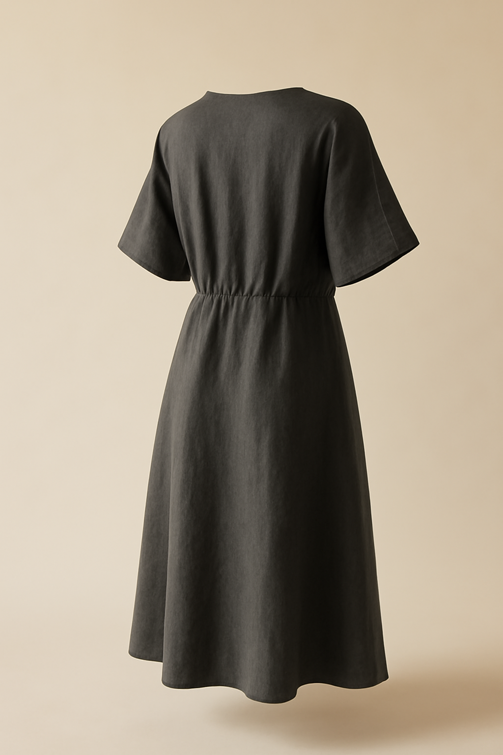 Bodrum V-Neck Tencel Relaxed Dress