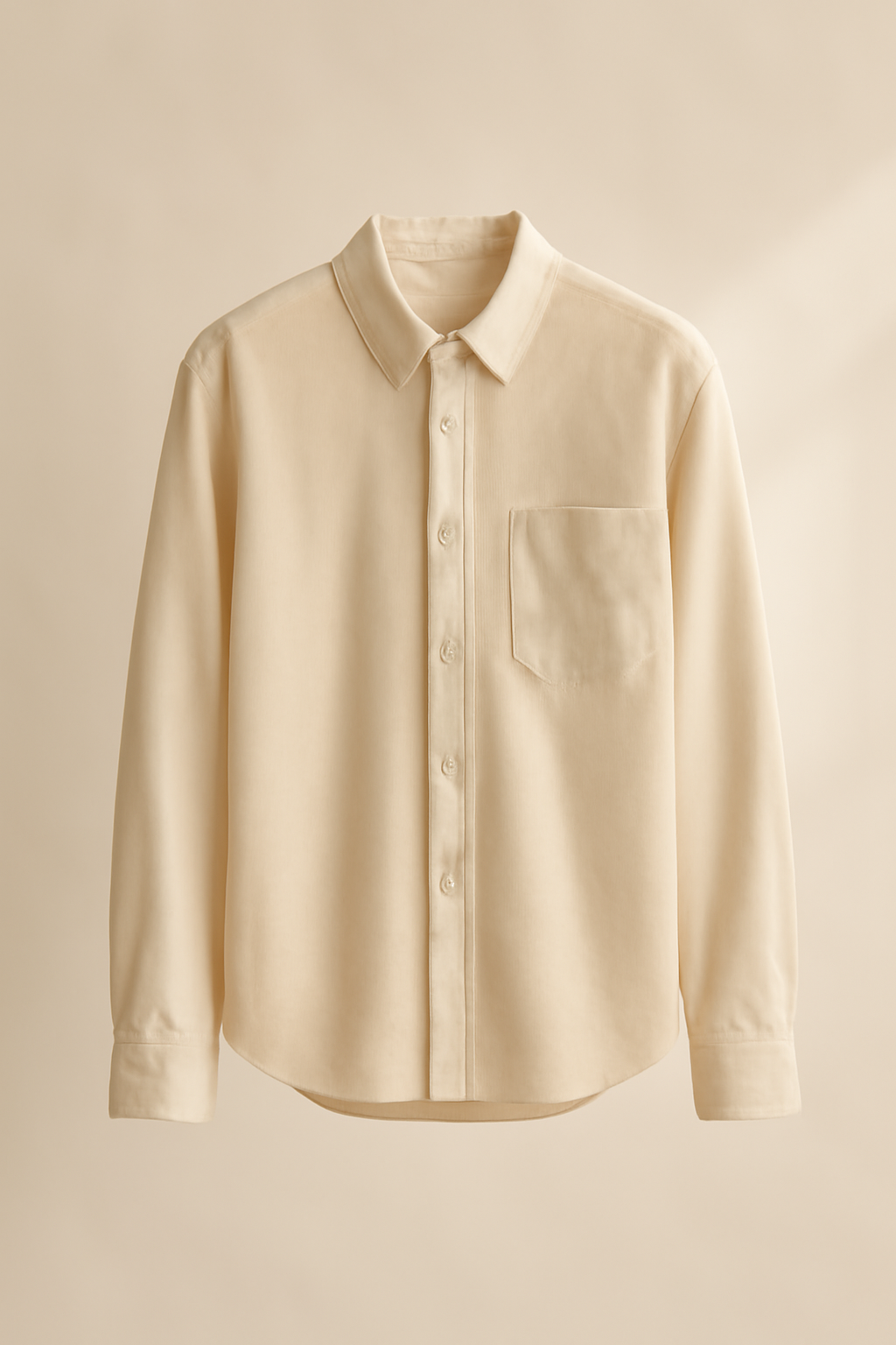 Bosphorus Band-Collar Cotton Everyday Shirt