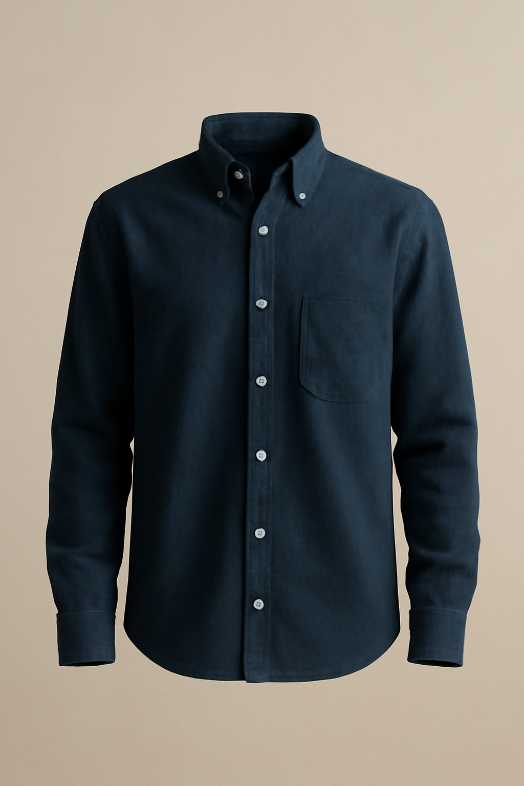 Bosphorus Band-Collar Organic Everyday Shirt