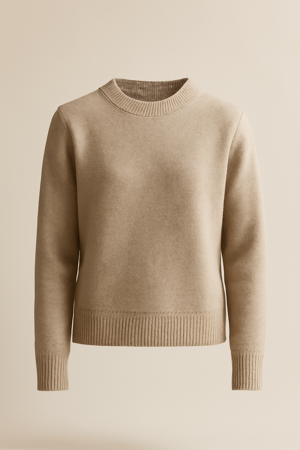 Cascais Cable-Knit Wool Crewneck Sweater