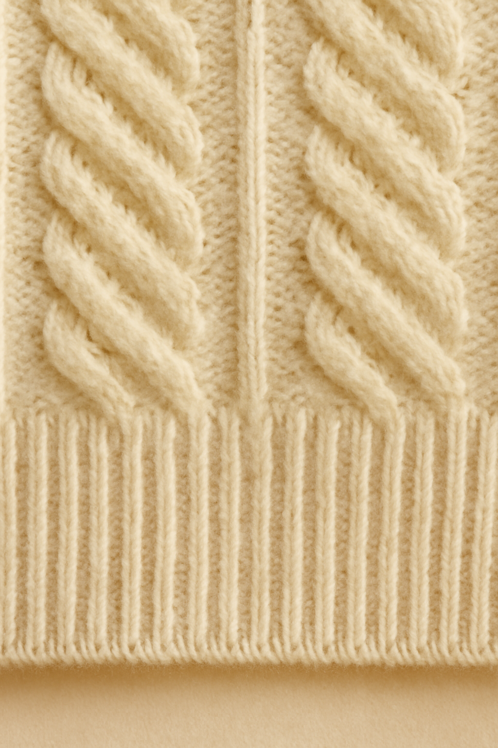 Cascais Cable-Knit Wool Crewneck Sweater