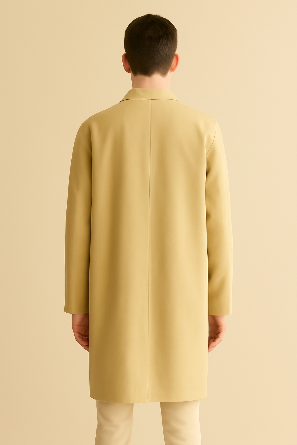 Cascais Oversized Linen Overcoat