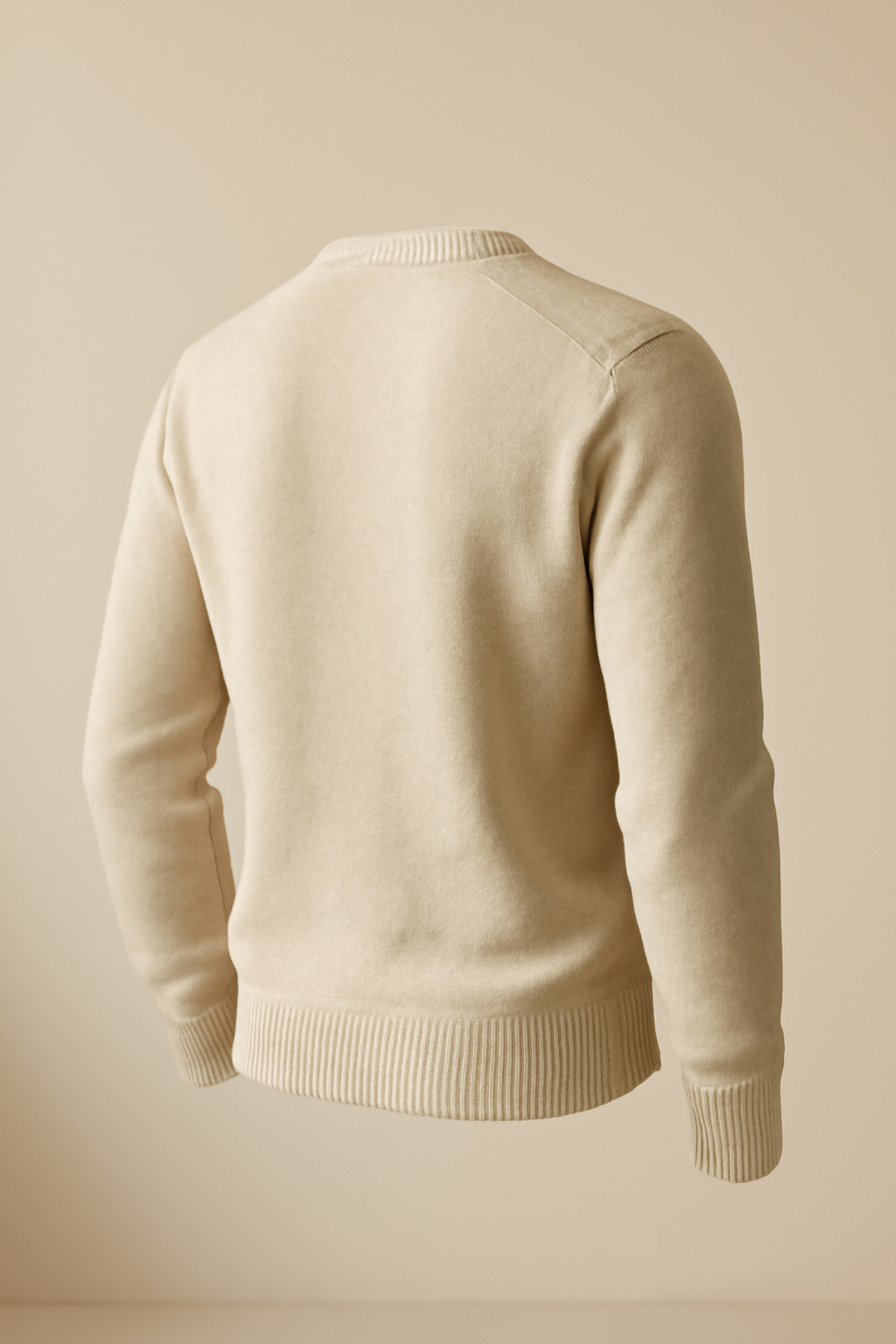 Cascais Ribbed Merino Crewneck Sweater