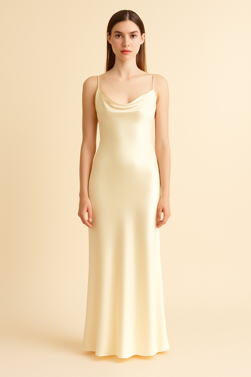 Cascais Square-Neck Viscose Maxi Dress