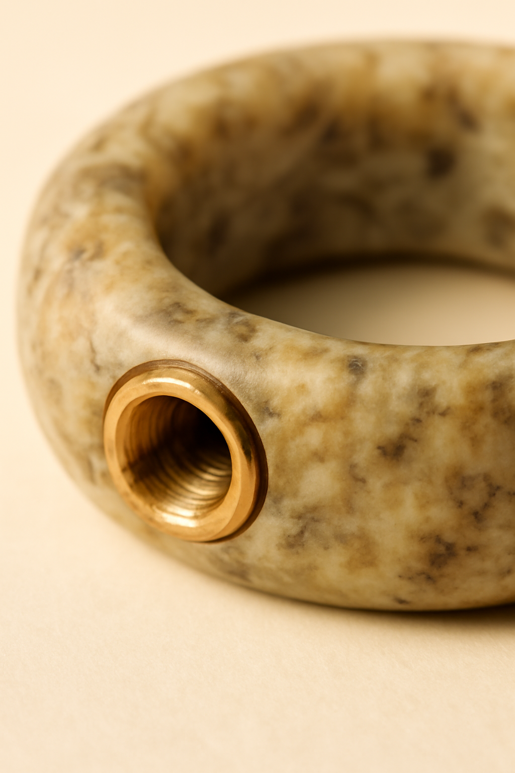 Cascais Textured Stone Ring
