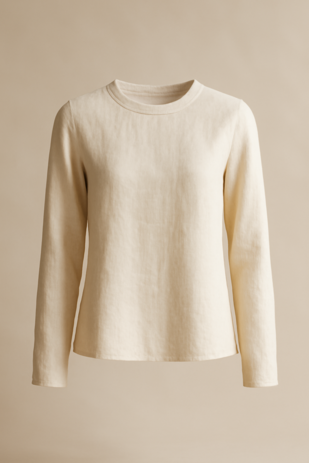 Cascais Tie-Front Linen Classic Blouse